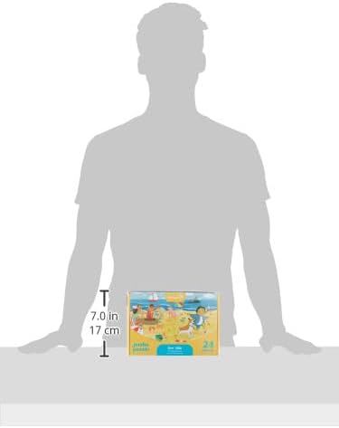 Low Tide at Ocean Beach - 24 Piece Beginner Puzzle, Ages 3 and up (Multicultural)