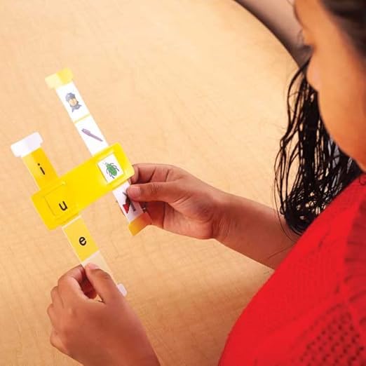 Really Good Stuff Letter Sound Sliders: Beginning, Middle, and Ending Sounds