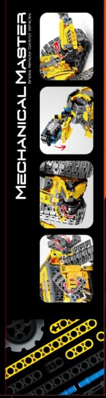 HOGOKIDS Robot Building Toys for Kids - 5 in 1 Remote & APP Controlled Building Set | RC Wall/Engineer Robot/Mech Dinosaur STEM Toys for Boys Girls Age 6 7 8 9 10 11 12+ Year Old (520 Pcs)