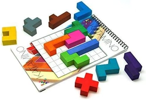 Katamino | The Original Wooden Color Shape Pattern Puzzle Game for Ages 6+ | 1 to 2 Players | 10 Minutes