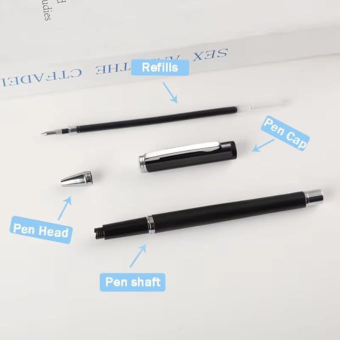 AALGO Magic Pens & Refills for Children's Magic Copybooks,Grooved Kids Book Disappearing Ink Pen for Tracing Books,Grooved Writing Books for Kids 3-5 (Metal Magic Pen, 20)