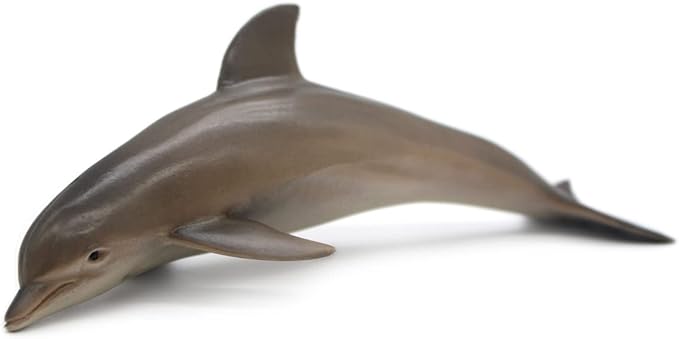 Solid Sea Animals Educational Toys,Simulation Ocean Shark Sea Creature Toy for Toddlers Kids (Dolphin)