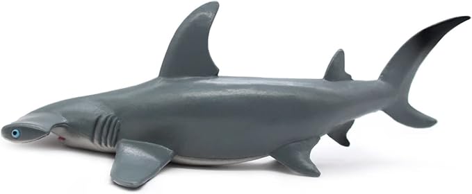 Solid Sea Animals Educational Toys,Simulation Ocean Shark Sea Creature Toy for Toddlers Kids (Hammerhead Shark)