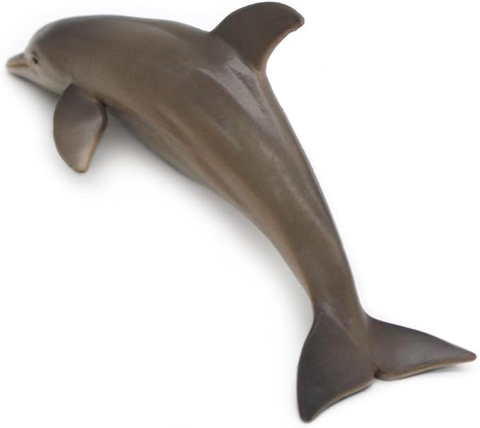 Solid Sea Animals Educational Toys,Simulation Ocean Shark Sea Creature Toy for Toddlers Kids (Dolphin)