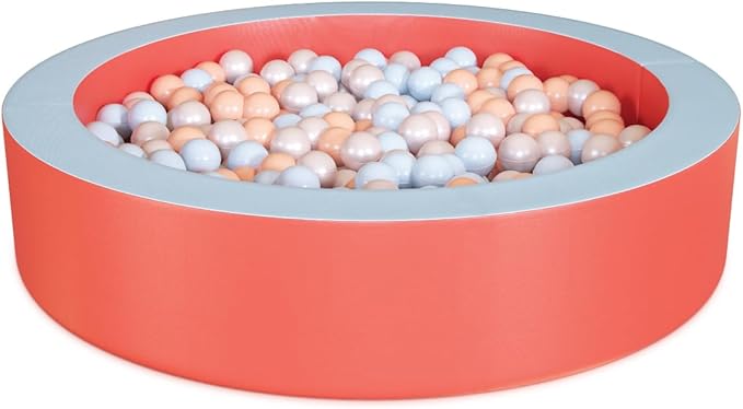 Milliard Foam Ball Pit/Professional Quality/for Toddlers and Baby (Red and Blue)