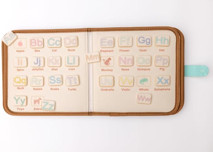 Montessori Busy Book for Toddlers 1-3, Pastel Aesthetic, Interactive Play, Learning Curriculum, 1-3 Year Old Boy Girl Birthday Gift, Travel Fun, Educational Daycare Toy, Visual Cognitive Skills