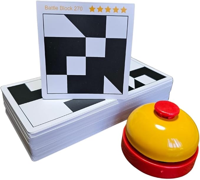 Battle Blocks | STEM Logic & Critical Thinking Board Game for Kids 6-8 8-12 Teens | Educational Family Strategy Challenge | 270 Problem Solving Puzzle Set for The Kids |