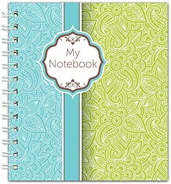 Channie’s Handwriting Improvement Spiral Notebook, Stylish Visual Writing & Printing Aid for Elementary School Students and Special Needs Kids & Teens, 120 Pages, Thick Paper, Size 10.5" x 9.5"