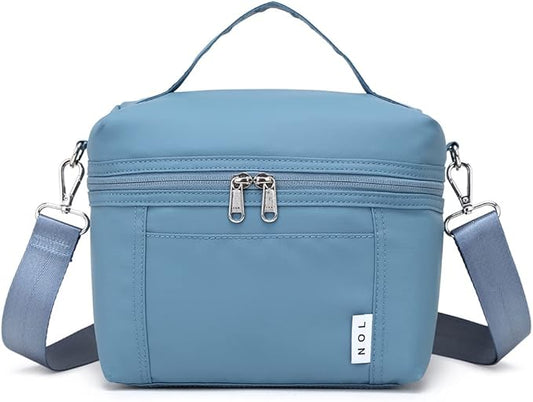 NOL Natural Organic Lifestyle Insulated Lunch Bags for Women Cooler Bag Lightweight Nylon Waterproof Lunch Box For Work