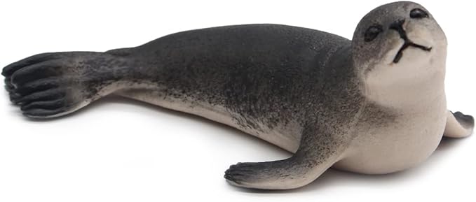 Solid Sea Animals Educational Toys,Simulation Ocean Shark Sea Creature Toy for Toddlers Kids (Seal)