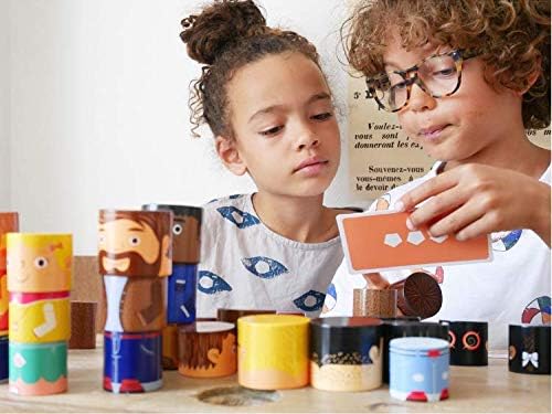 48-Piece Multiracial Family Play Set – Magnetic Wooden Diversity Building Blocks for Kids – Multicultural Puzzles, SEL Toy for Ages 1+