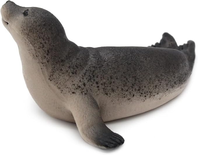 Solid Sea Animals Educational Toys,Simulation Ocean Shark Sea Creature Toy for Toddlers Kids (Seal)