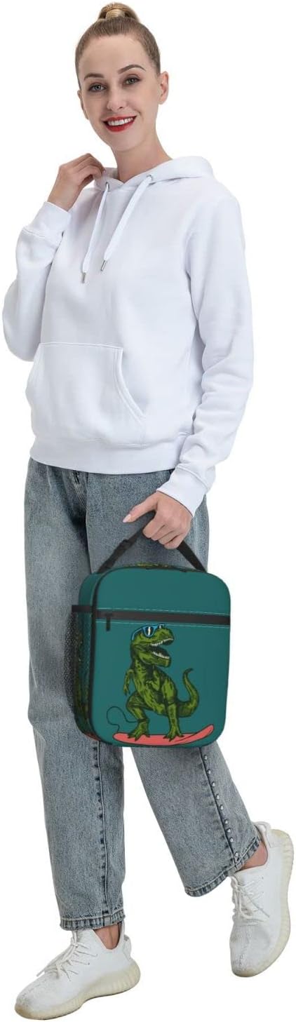Dinosaur Reusable Lunch Box Insulated LunchBox Cooler Lunch Bag