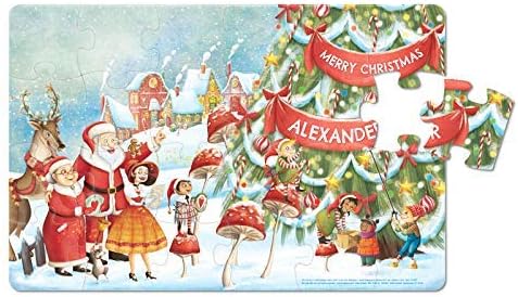 Personalized Jigsaw Puzzle for Kids, 24-Piece - I See Me! (Santa)