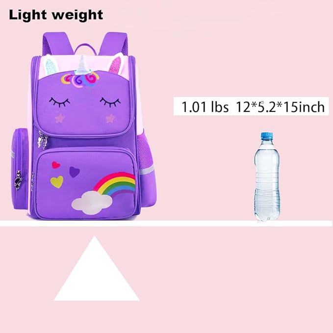 HT HONOR . TRUST Kids Backpack for Girls Kindergarten Girls Backpacks Ages 4-6 Children Preschool Bookbag 15inch School bags 4 5 6 Years Old Mochilas Escolares para Niñas