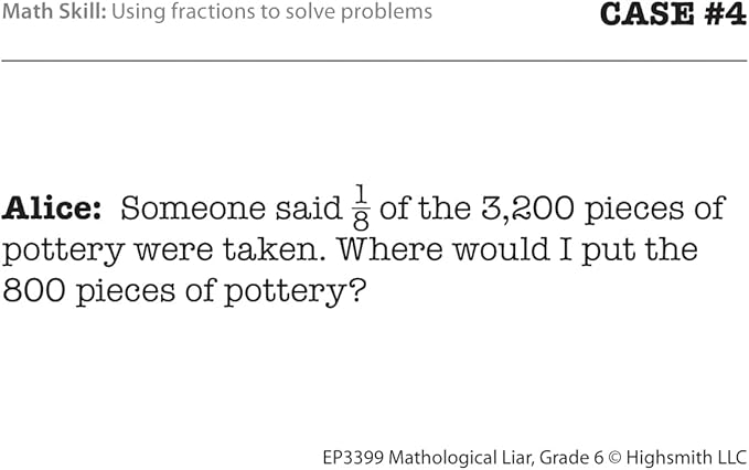 Edupress Mathological Liar, Grade 6