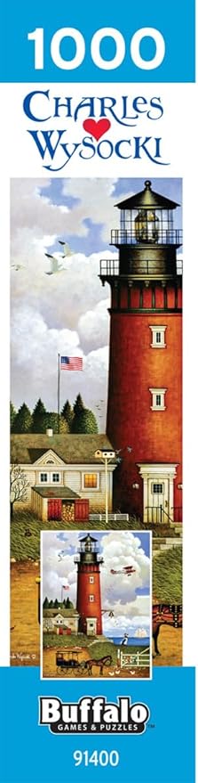 Buffalo Games - Charles Wysocki - Daddy's Coming Home - 1000 Piece Jigsaw Puzzle for Adults - Challenging Puzzle Perfect for Game Nights