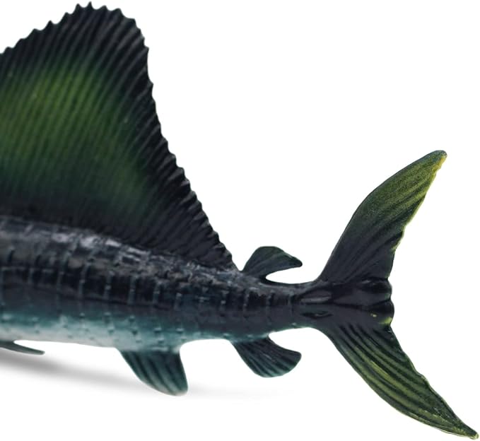 Solid Sea Animals Educational Toys,Simulation Ocean Shark Sea Creature Toy for Toddlers Kids (Sailfish)