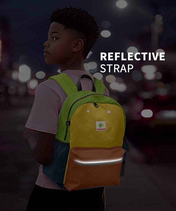 Toddler Backpack for Boys 2-5: Preschool Backpack for Boys Girls - Cute Kids Backpack for Boys 13.5" H Fit Folder