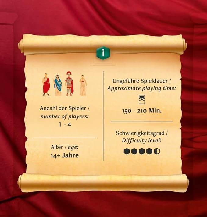 INSCAPE Caesar´s Riches Puzzle Box - Cluebox - Wooden Escape Room in A Box for Adults - Mind Puzzles - Puzzle Boxes with Hidden Compartments - Birthday Gift Gadget for Men and Women