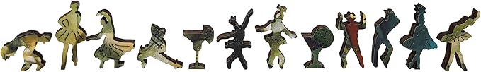 Wooden Puzzle for Adults - Uniquely Shaped Pieces - Made in The USA by FoxSmartBox - 325 Pieces - Dancer in a Cafe