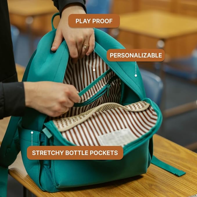 Parker Kids Backpack | Tear-Resistant & Comfortable Backpack for Kids with Patch Customization | Play-Proof Kid School Bag