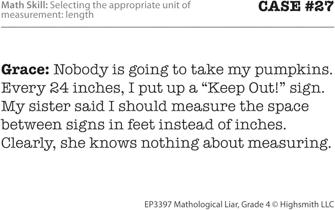 Edupress Mathological Liar, Grade 4