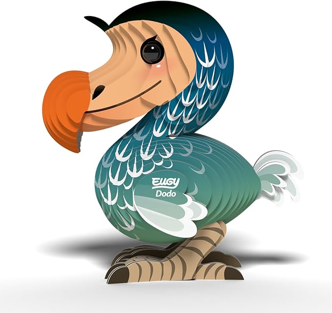 Eugy Dodo 3D Puzzle, 30 Piece Eco-Friendly Educational Learning Puzzles for Kids 6+