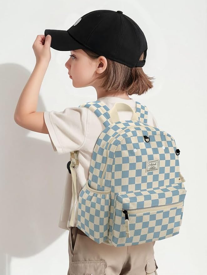 Corduroy Toddler Backpack for Boys 2-5: Preschool Backpack for Boys