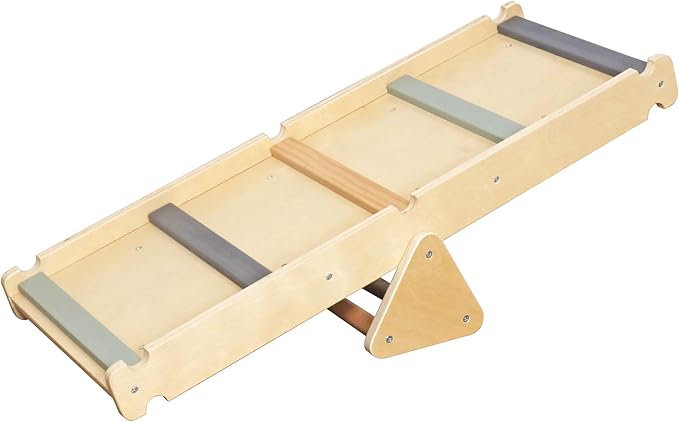 Kids Foldable Climbing Set with Ladder,Ramp,Balance Beam;Triangle Wooden Climbing Toys for Toddlers 1-3 Inside Playground,Baby Indoor Climber Jungle Gym for Montessori