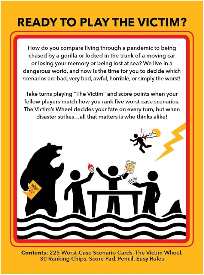 The Worst-CASE Scenario Card Game - All New Family/Party Game | 0% Trivia, 100% Humorous Fun