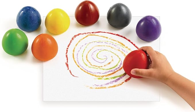 Colorations Chubby Crayon Eggs – Set of 8 (Item # CHUBEGG)
