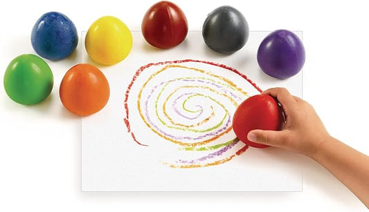 Colorations Chubby Crayon Eggs – Set of 8 (Item # CHUBEGG)