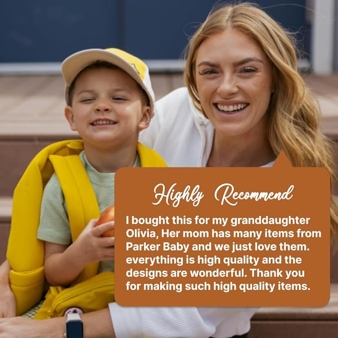 Parker Kids Backpack | Tear-Resistant & Comfortable Backpack for Kids with Patch Customization | Play-Proof Kid School Bag