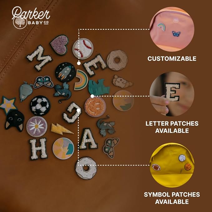 Parker Kids Backpack | Tear-Resistant & Comfortable Backpack for Kids with Patch Customization | Play-Proof Kid School Bag