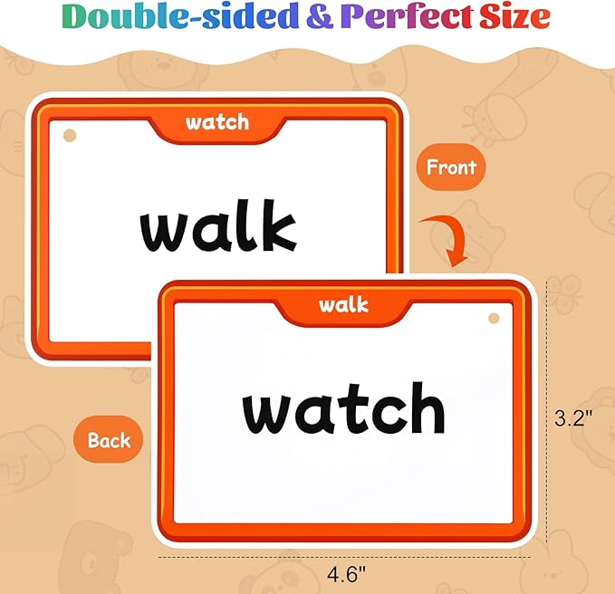 1136 Sight Words/Phonics/Math Flash Cards: 800 Dolch & Fry High Frequency Sight Words, 112 Phonic Flash Cards, 224 Double-Sided Math Flashcards for Kids Pre-K to 6th Grade-784 Cards Total
