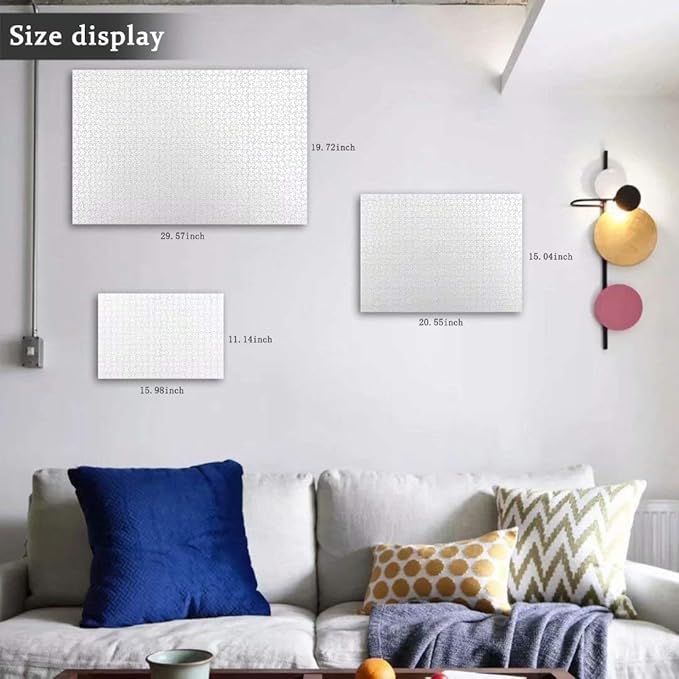 Jigsaw Puzzles for Adults - 500 Pieces Bichon Frise, Eco-Friendly Wooden Puzzles, Vivid Art Crafts - Unique Gifts 20.5 x 15 Inch