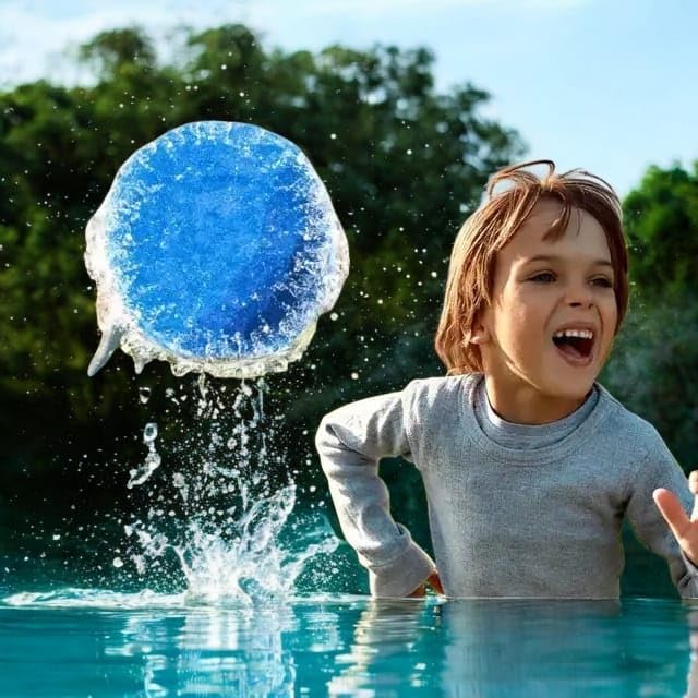 10 PCS Reusable Water Balls – Reusable Water Balloons for Kids & Adults, Outdoor Water Toys for Pool, Beach & Backyard Games – Fun Summer Toys for Boys & Girls, Great for Party