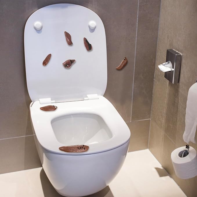 Poop Slingshot 12pk Fake Poop Toys for Kids Stocking Stuffers, Funny Gag Gifts Bulk Party Favors for Kids Game Prizes, Sticky Poop Emotion Toys for Kids Age 3-5 4-8-12 Year Old Boys Girls Teens Adults