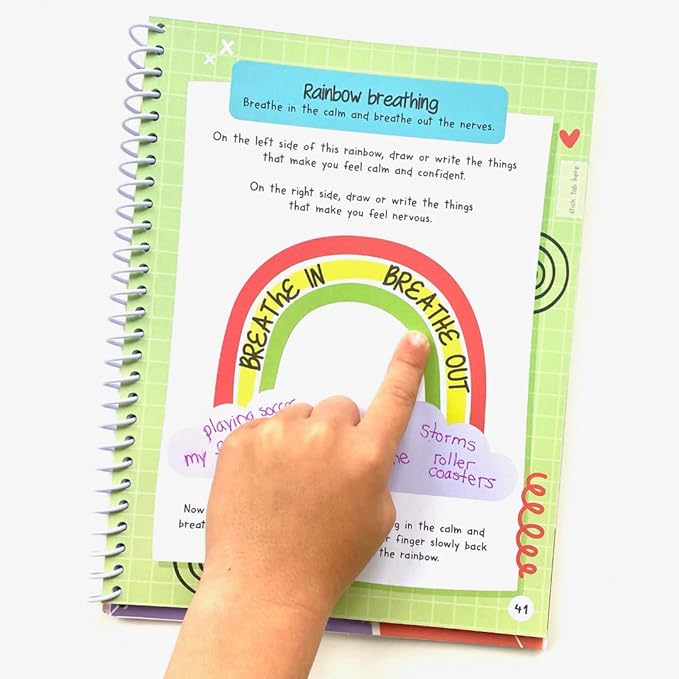 hand2mind Express Your Feelings Journal, Emotions Journal for Kids with Feelings Wheel, Social Emotional Books for Kids, Growth Mindset for Kids, Mindfulness for Kids, Calm Down Corner Supplies