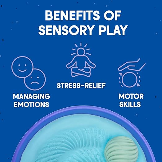 Educational Insights Playfoam® Sand Sensory Spheres - Relaxing Zen Garden Kits for Calm Down Corner or Desk, Anxiety Tools and Meditation Sets for Kids & Adults, Stress Relief Toys, Ages 5+
