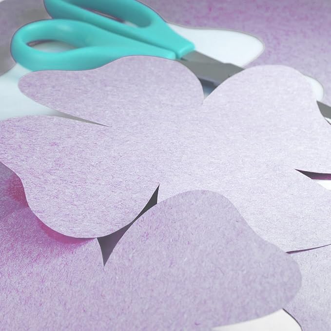 VOSAREA 100 Sheets of Light Purple Lilac Construction Paper - 8.25 x 11.67 Inch - Purple for Scrapbooking Crafts and Office Printing Projects
