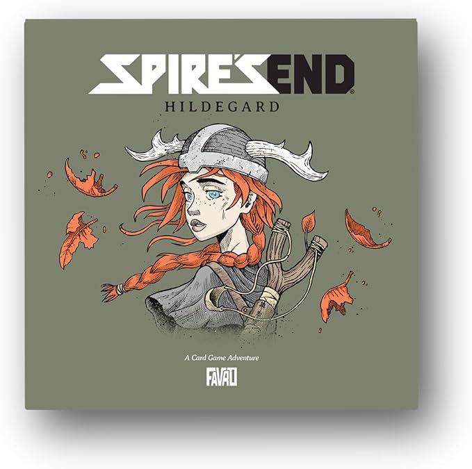 Spire's End: Hildegard Card Game, Add to Your Choose-Your-Path Adventure and Strategy Board Games, Immersive Solo or Cooperative Play for Ages 16 and Over, 1-2 Players, 30-180 Minute Playtime
