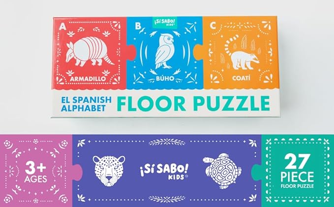El Spanish Alphabet Jumbo Floor Puzzle, Sí Sabo Kids