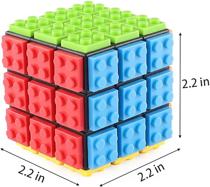 AMAZA 3x3 Speed Cube Stress Relief Toys Black 3x3x3 Magic Cube Puzzles Toy Sturdy and Smooth Cubes Toy Game Puzzle Toys for Kids and Adults