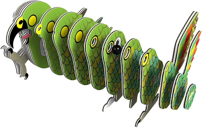 Eugy Kea 3D Puzzle - 23 Piece Eco-Friendly Educational Toy Puzzle for Boys, Girls & Kids Ages 6+