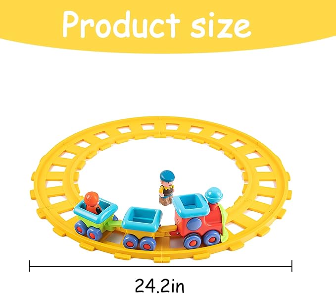 Toy Train, Musical Electric Train Toys, Children's Electric Train Set, Train Tracks, Suitable for 12 to 18 Months Old, 12 to 3 to 4 Years Old Children as Birthday Gifts
