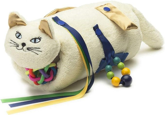 Twiddle Premium Dementia Activities for Seniors - Comforting Alzheimer’s Products for Elderly - Engaging Sensory Items for Adults and Kids (Cream Cat)