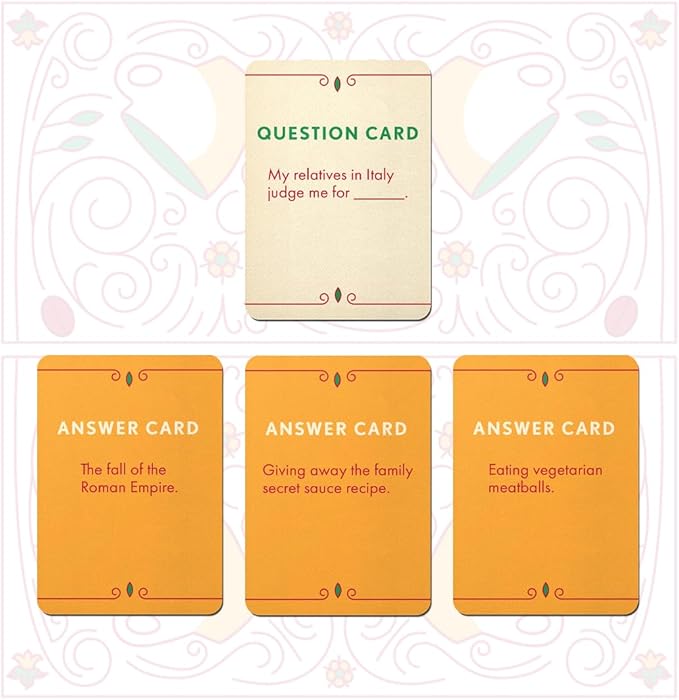 Mi Scusi Party Game - Hilarious Italian Family Card Game, Perfect for Game Night, Ages 14+, 2+ Players, 30 Minute Playtime, Made by Fitz Games