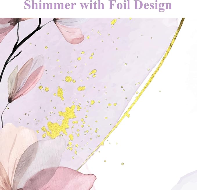 Floral Journal for Girls - Gift for Teens, Kids - Diary with Pen & Magnetic Closure, 192 Pages for Writing, 5.3"x7.5" Hardcover Lined Notebook
